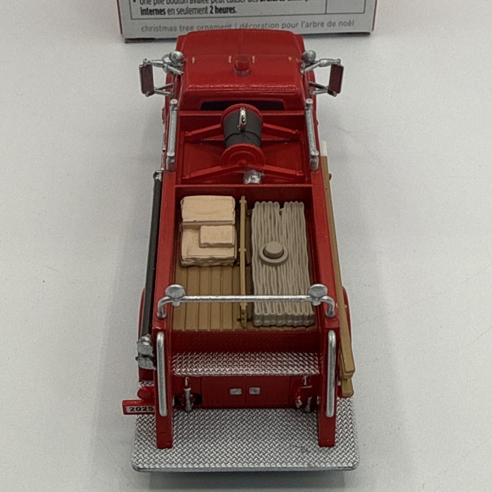 Hallmark 2025 Fire Brigade #23 1968 CHEVROLET FIRE ENGINE Ornament‎ ~ NMIB - Picture 5 of 7